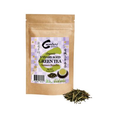 Carwari Organic 3 Years Aged Green Tea (Sannen Bancha) Loose Leaf 80g